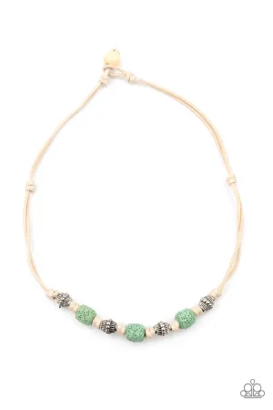 Island Quarry Green Paparazzi Necklace