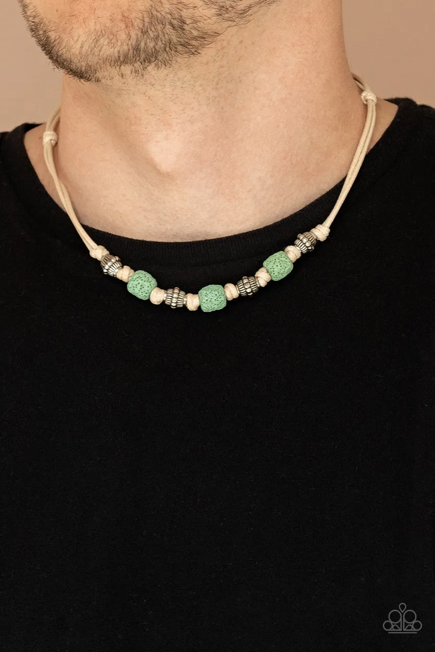 Island Quarry Green Paparazzi Necklace