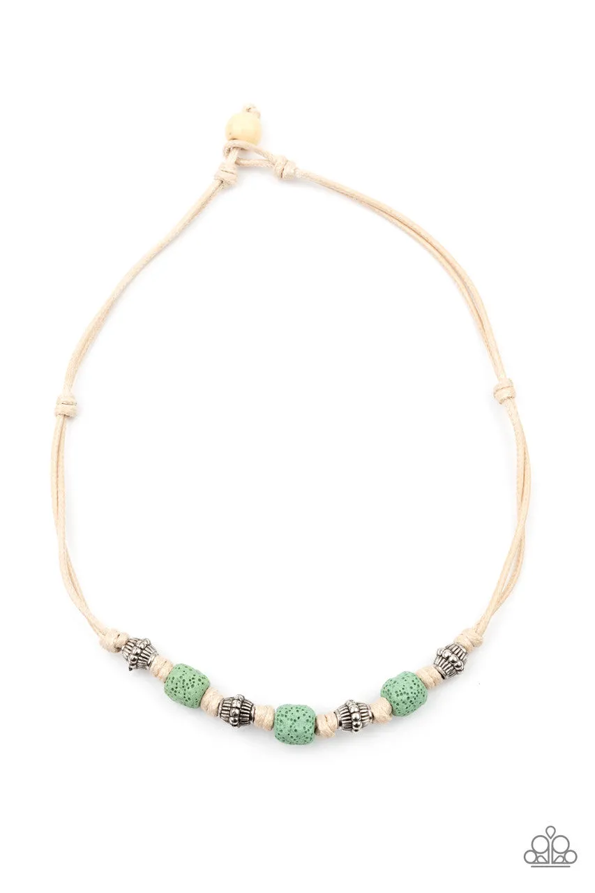 Island Quarry Green Paparazzi Necklace