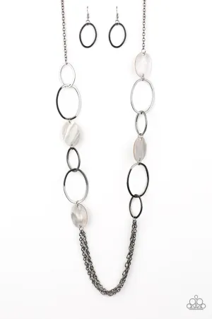 Kaleidoscope Coasts Black Paparazzi Necklace
