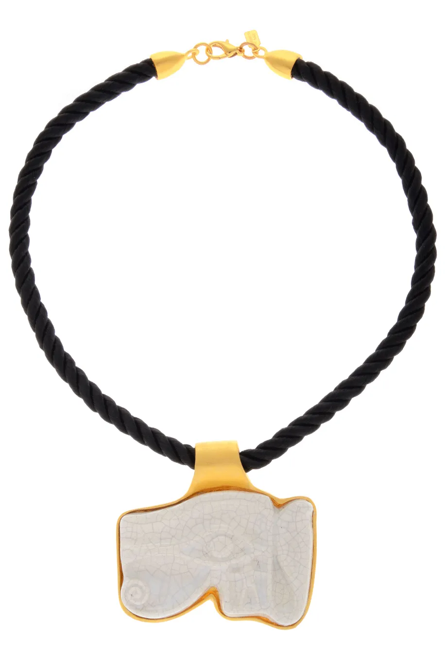KENNETH JAY LANE EYE OF HORUS Cord Pendant