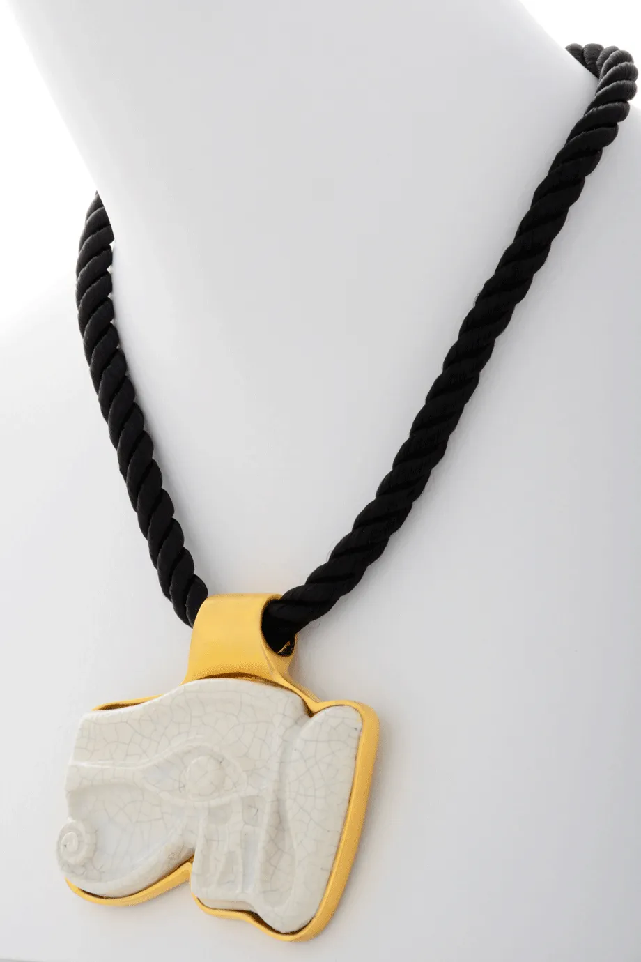 KENNETH JAY LANE EYE OF HORUS Cord Pendant