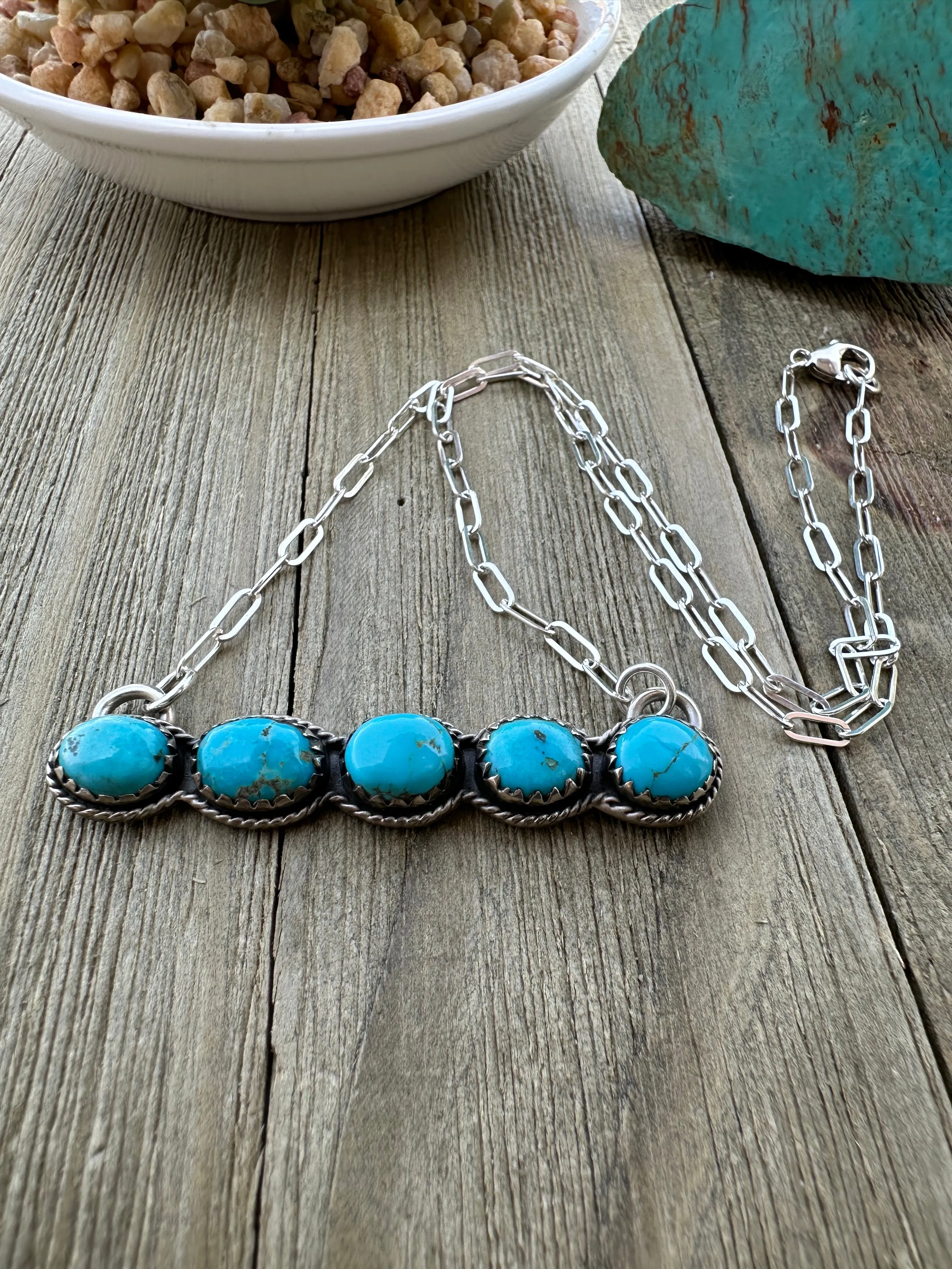 Kingman 5 Stone Necklace