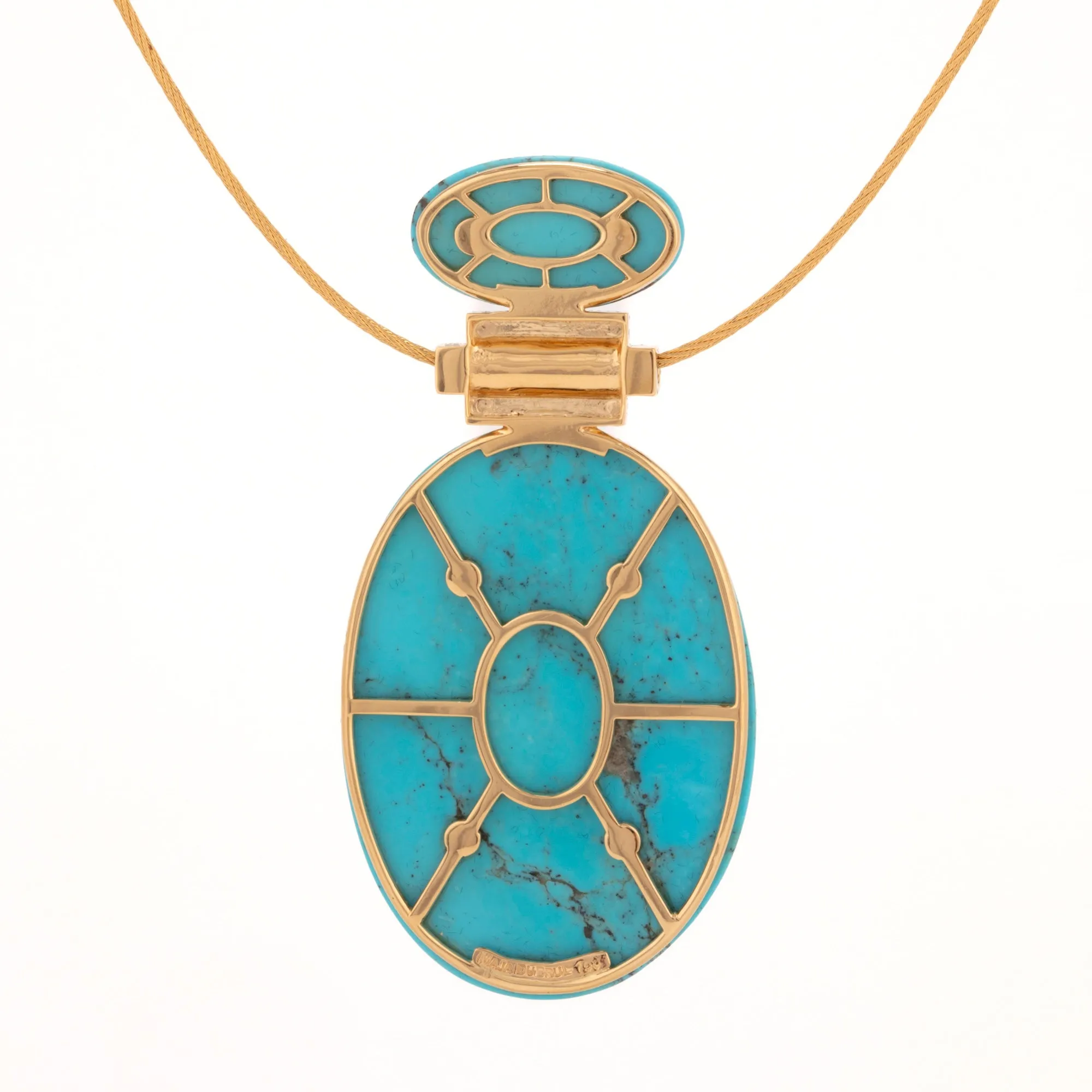 Kingman ii turquoise necklace