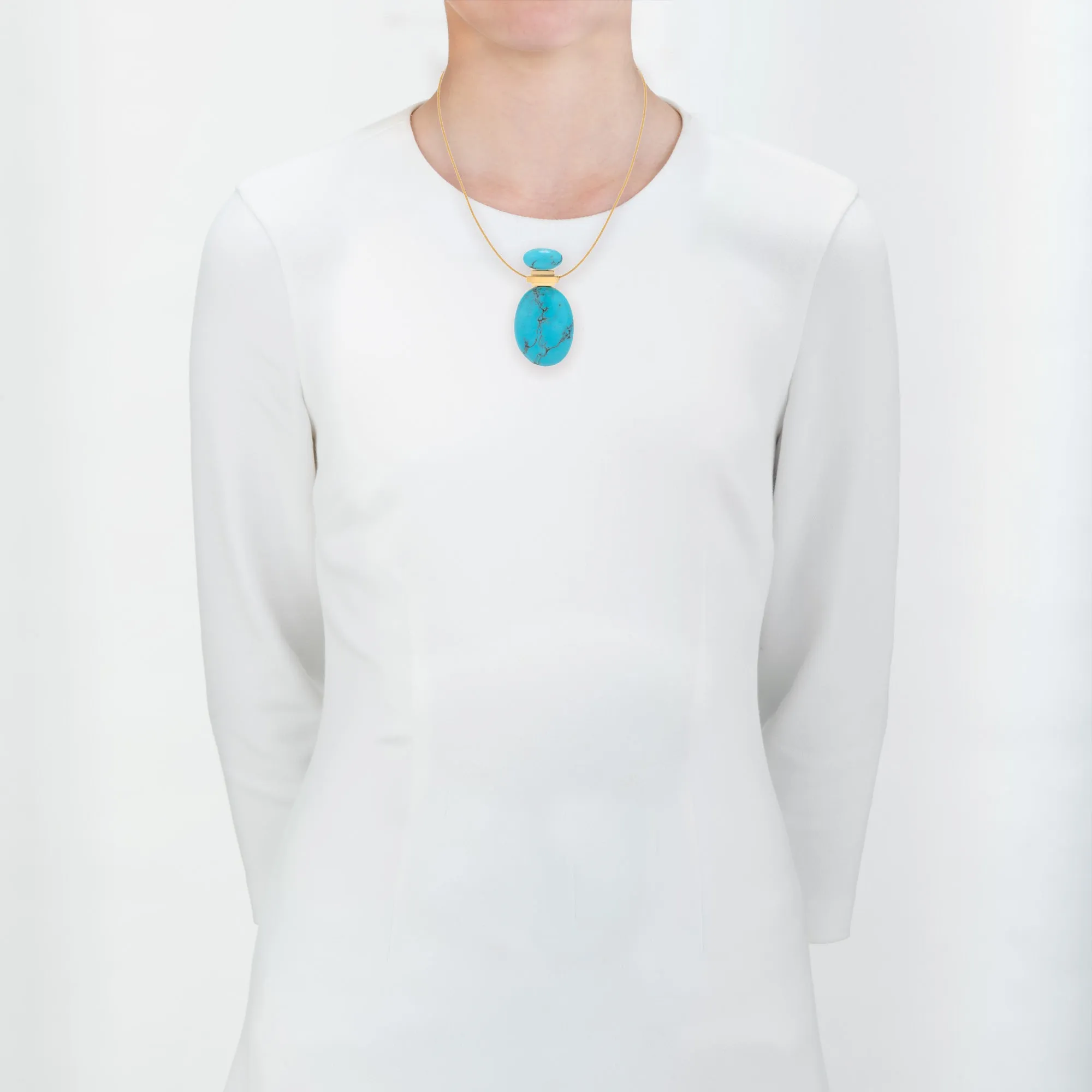 Kingman ii turquoise necklace