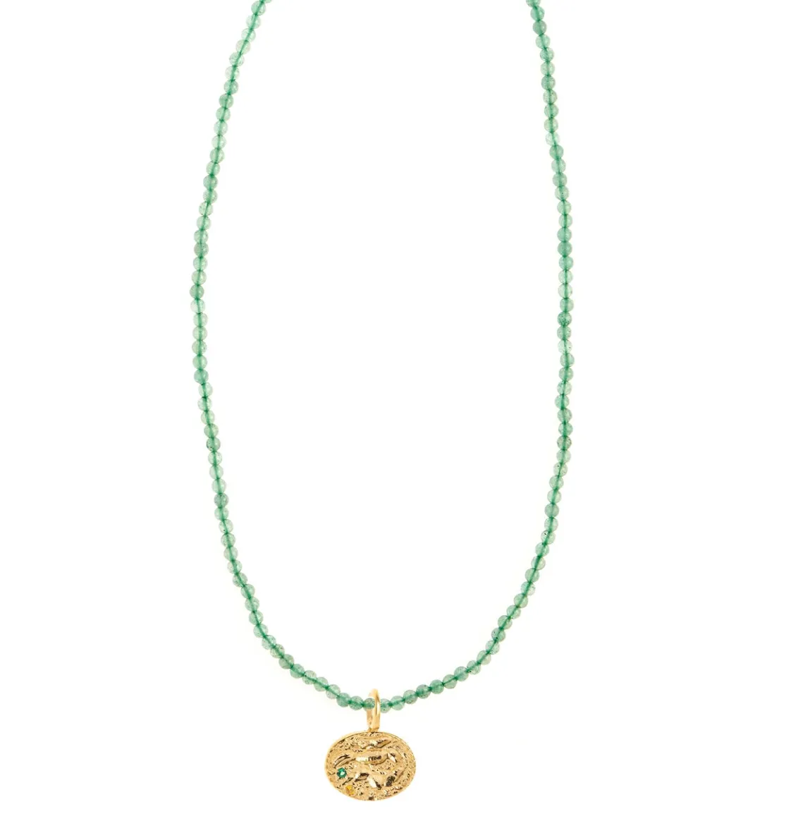 Knossos Sealstone Green Aventurine Necklace