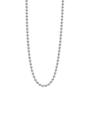 LAGOS Signature Caviar Two-Tone Beaded Toggle Necklace