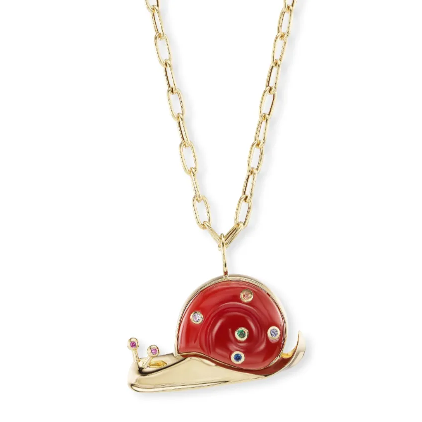 Large Snail Pendant