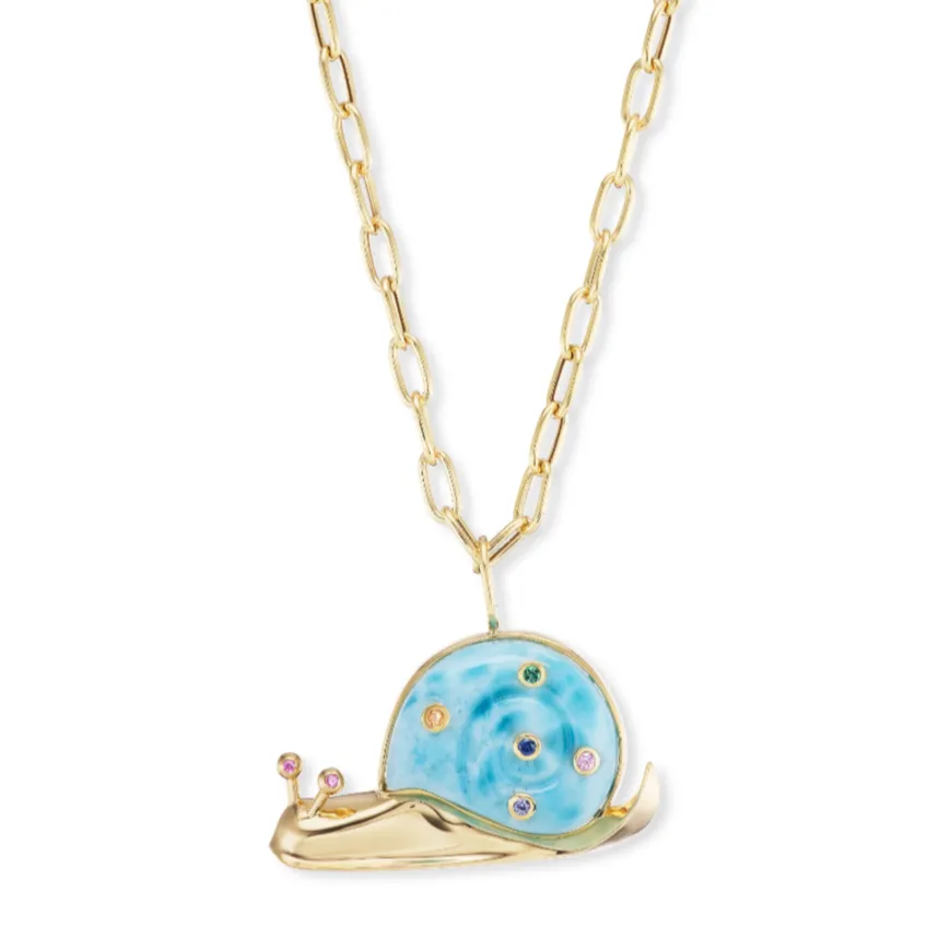 Large Snail Pendant