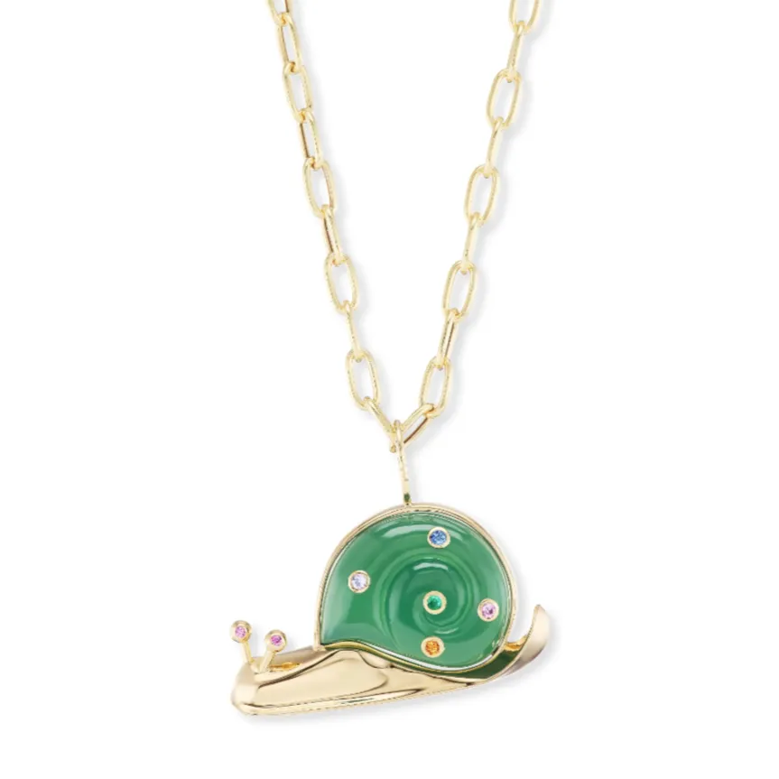 Large Snail Pendant