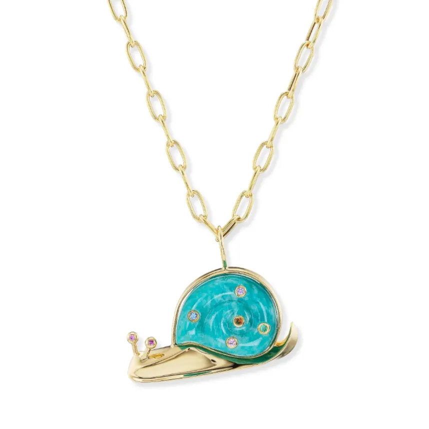 Large Snail Pendant