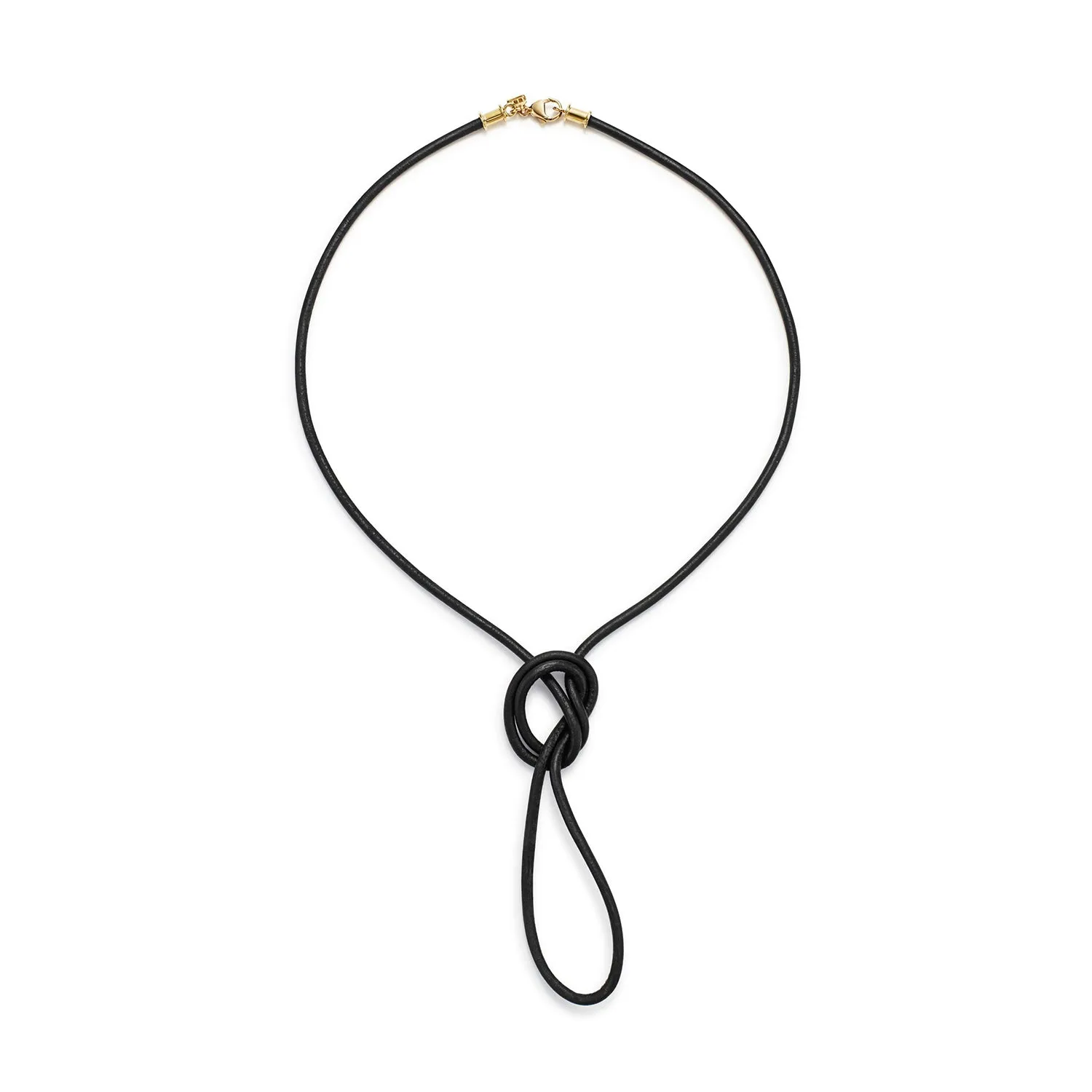 LEATHER CORD - BLACK