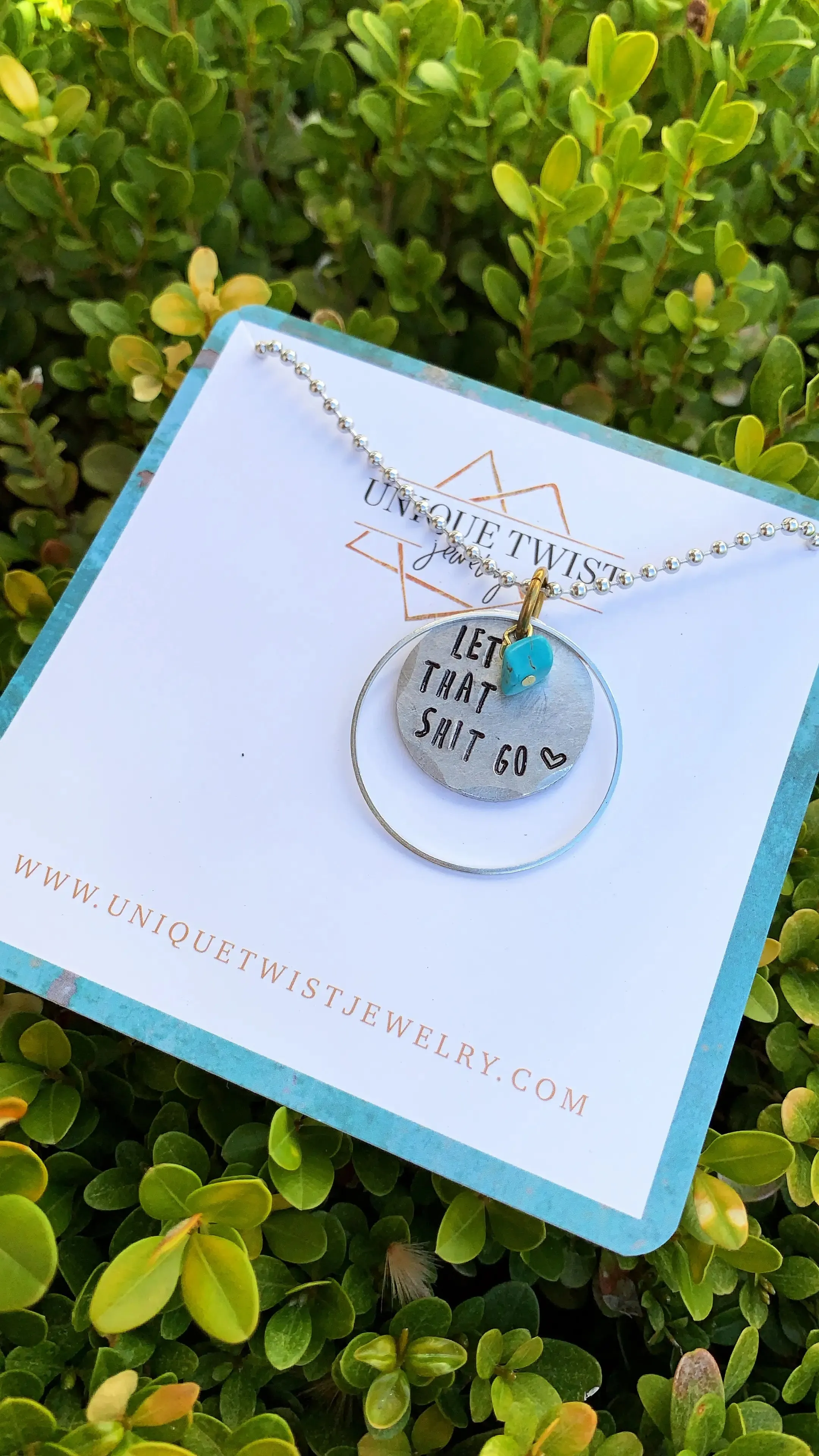 Let That Sh!t Go Necklace