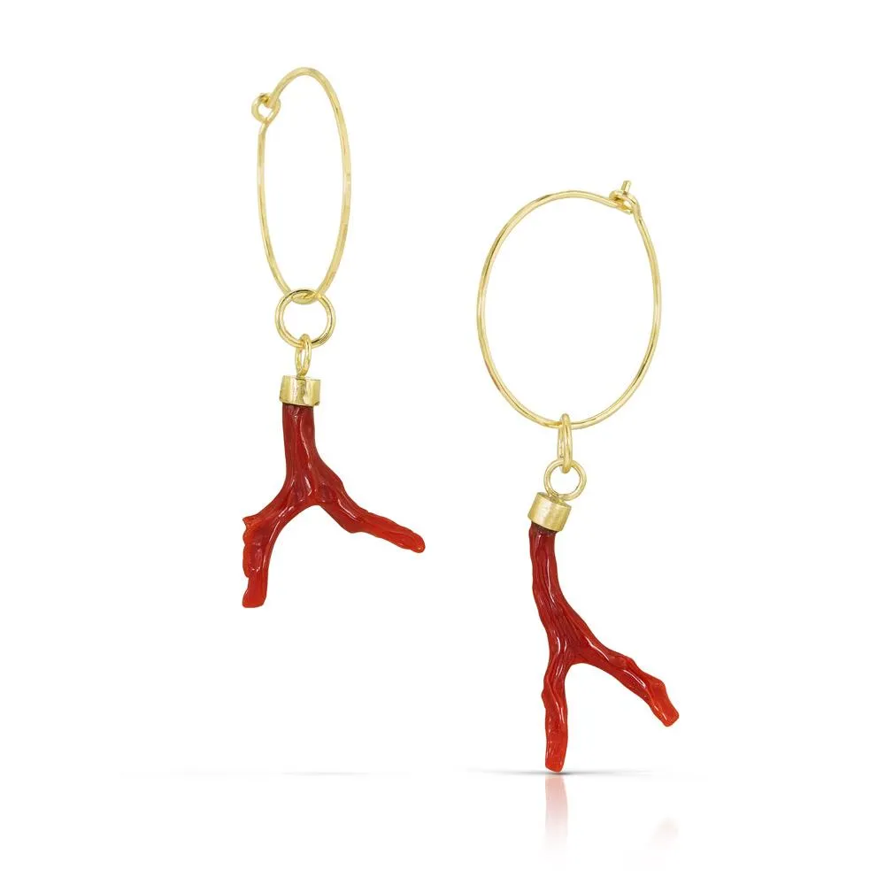 Little Red Coral Charm 6