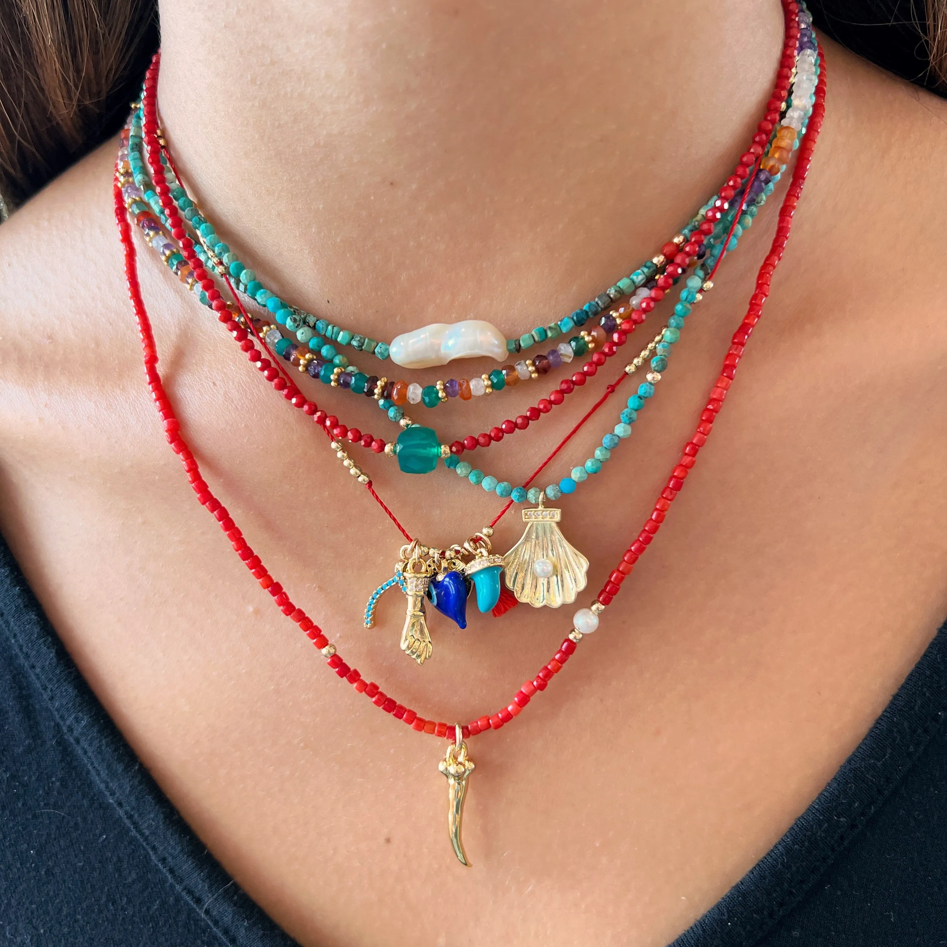 Lucky Charms Cord Necklace
