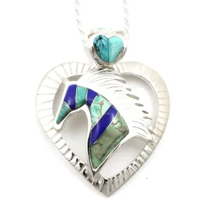 Lucky Crown Horse Pendant