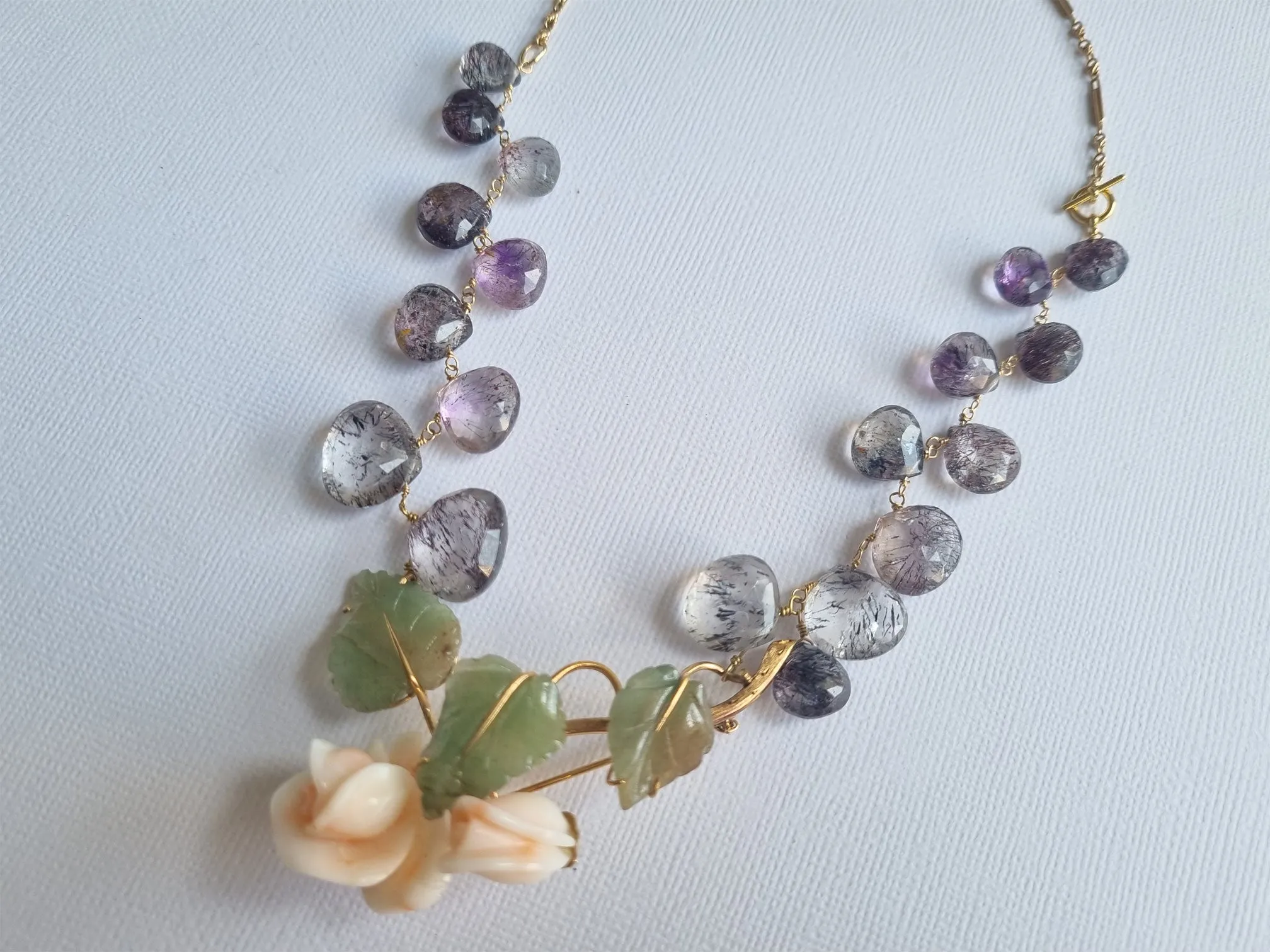 luminous 18K and 14K necklace | FINE necklace