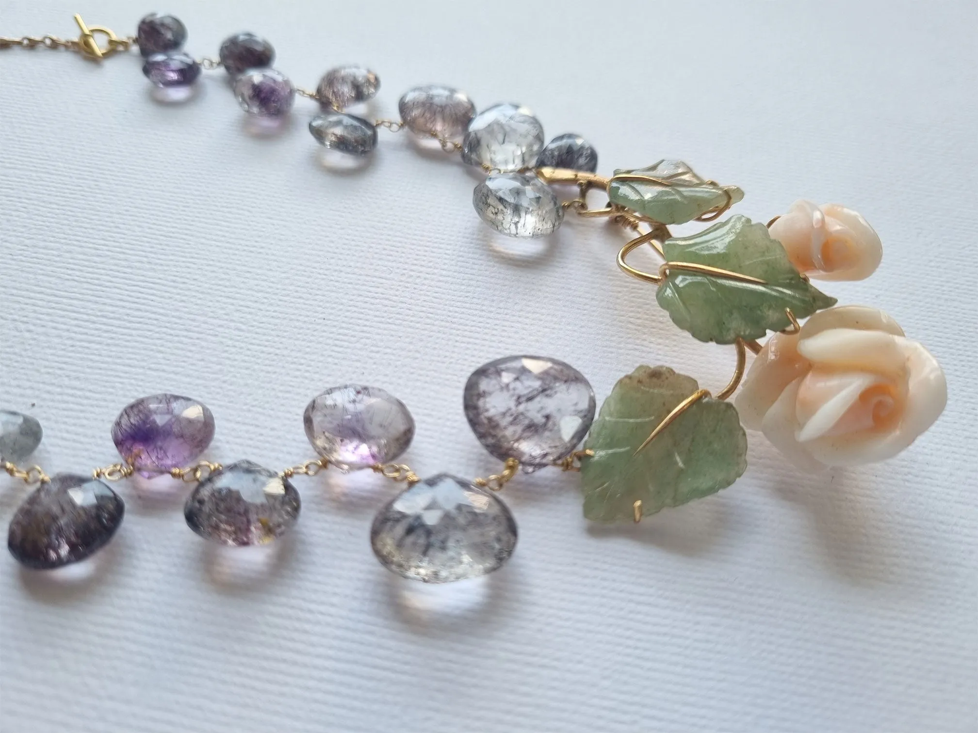 luminous 18K and 14K necklace | FINE necklace