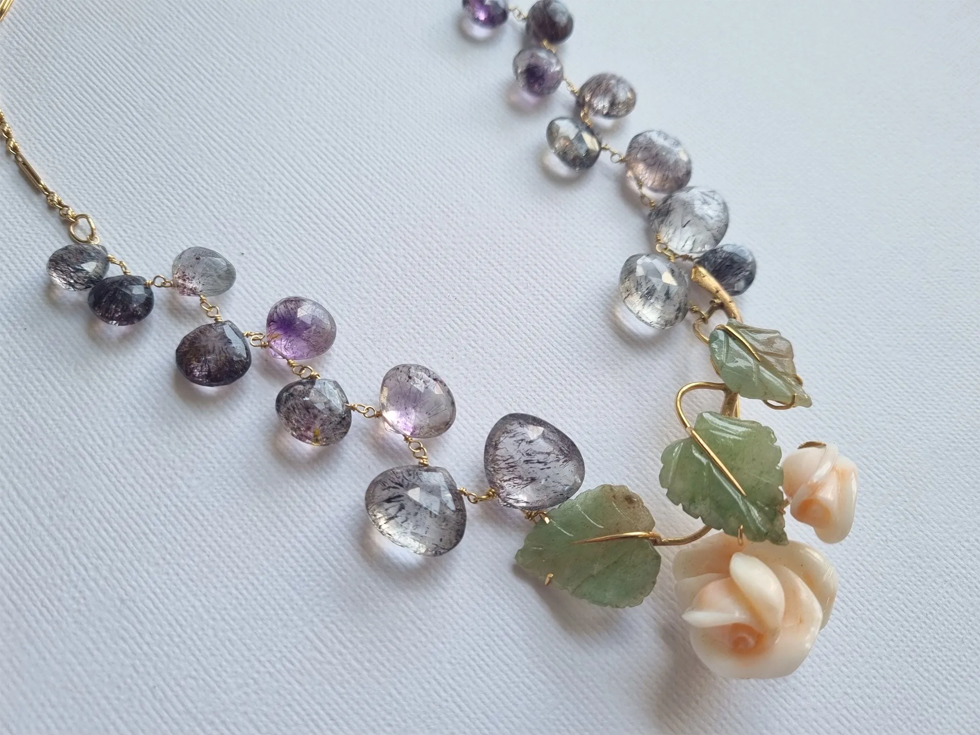 luminous 18K and 14K necklace | FINE necklace