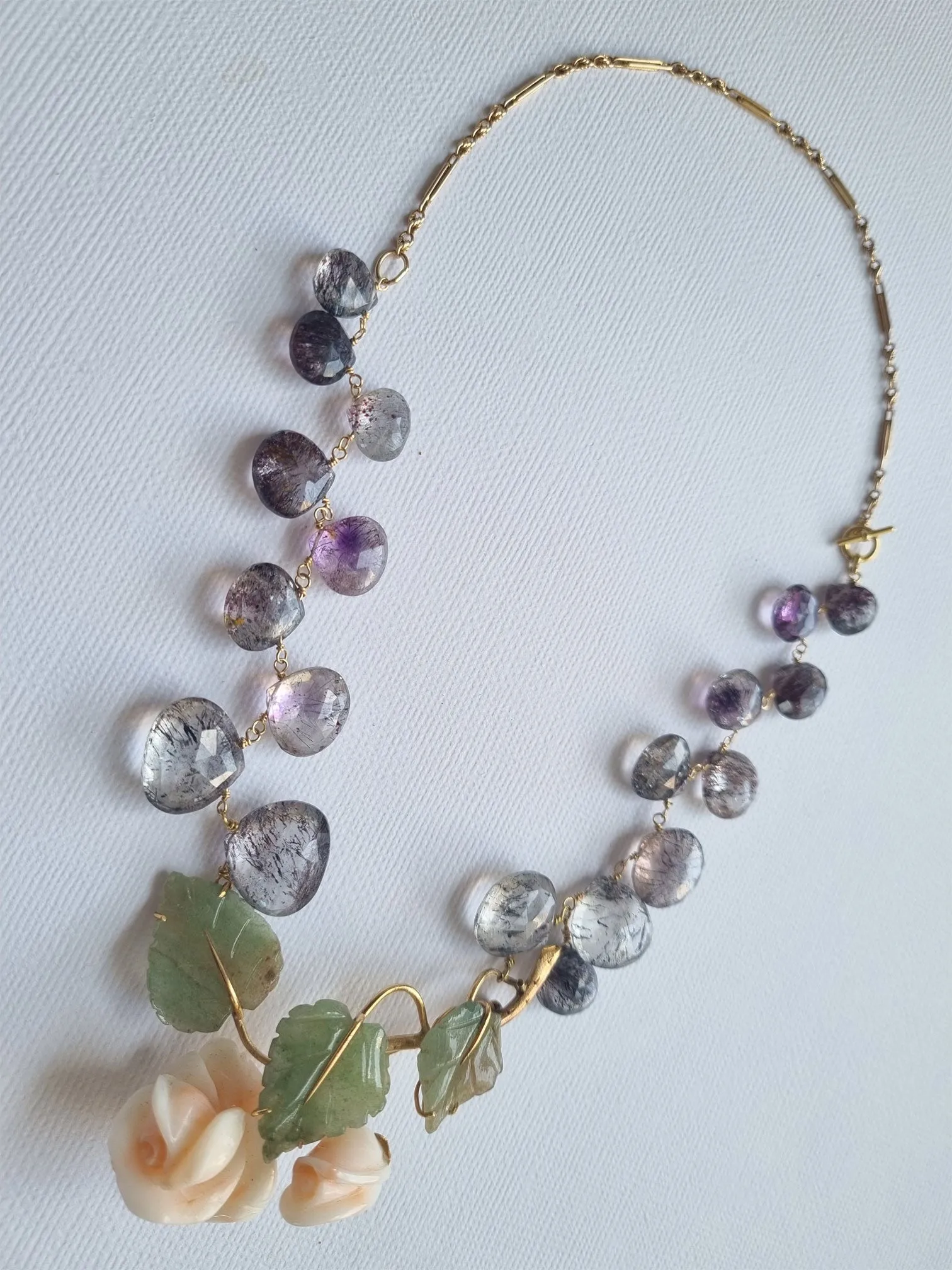 luminous 18K and 14K necklace | FINE necklace