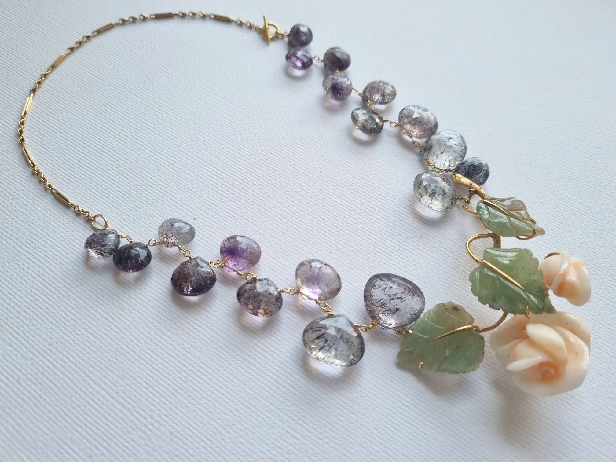 luminous 18K and 14K necklace | FINE necklace