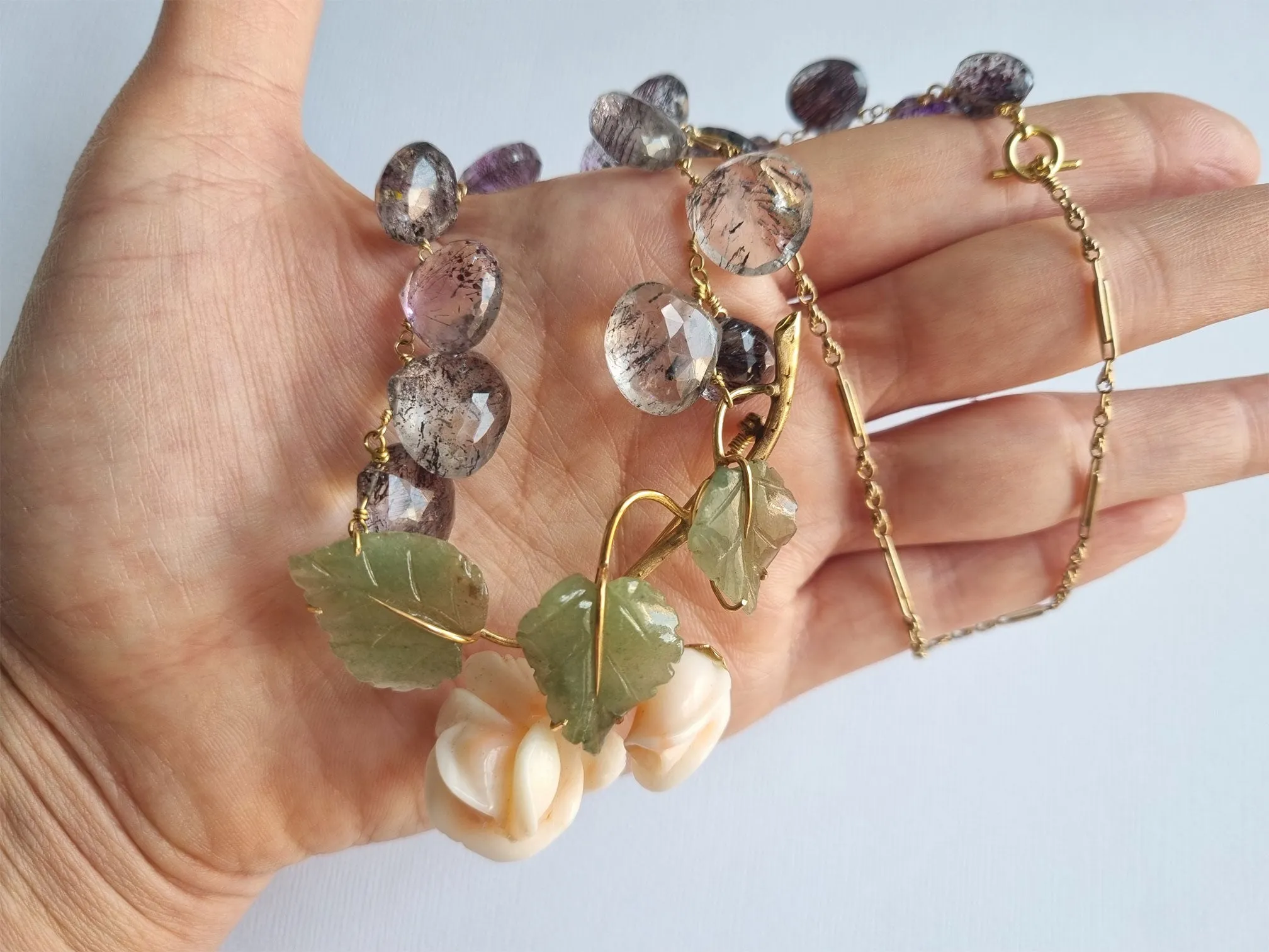 luminous 18K and 14K necklace | FINE necklace