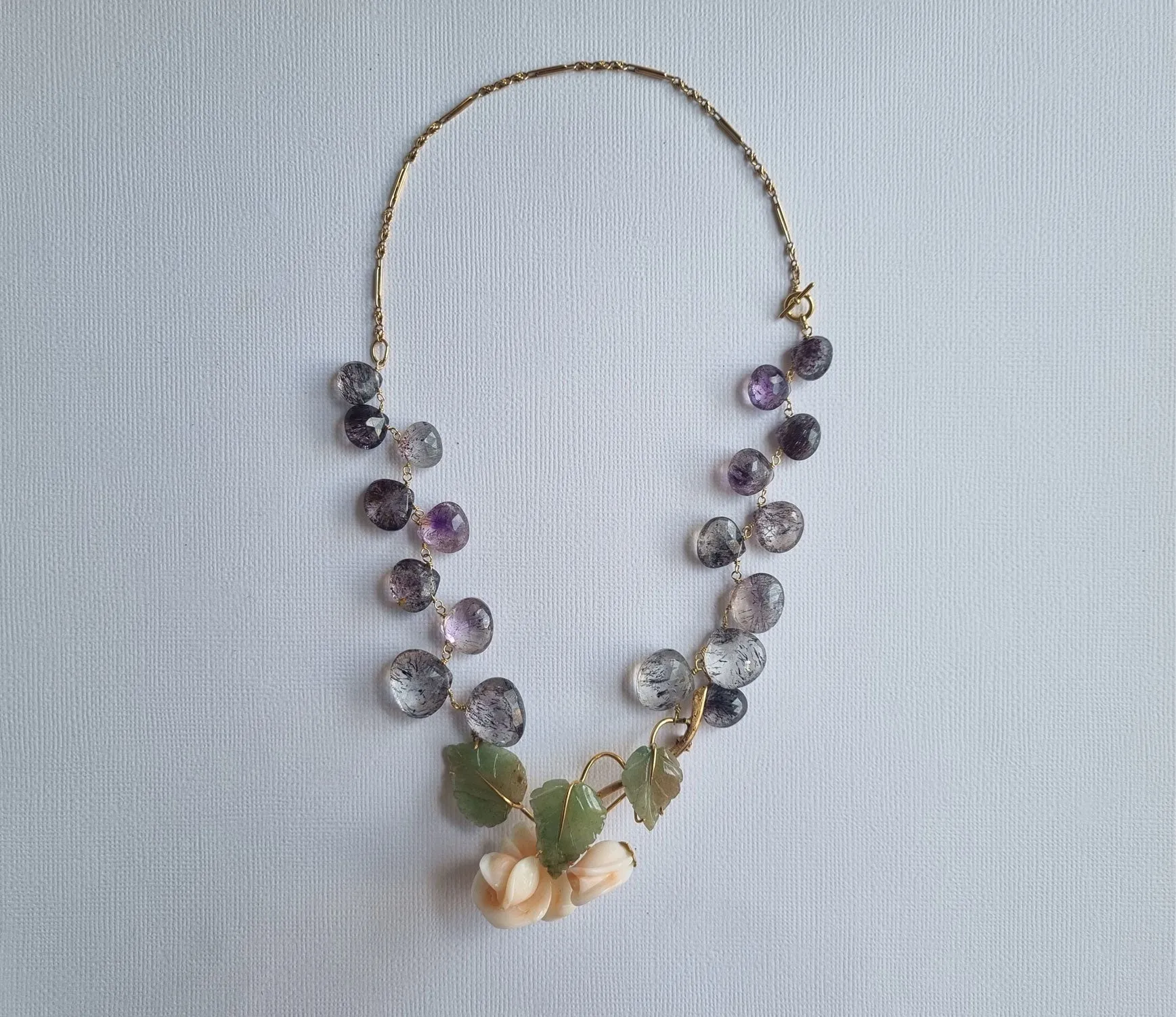 luminous 18K and 14K necklace | FINE necklace