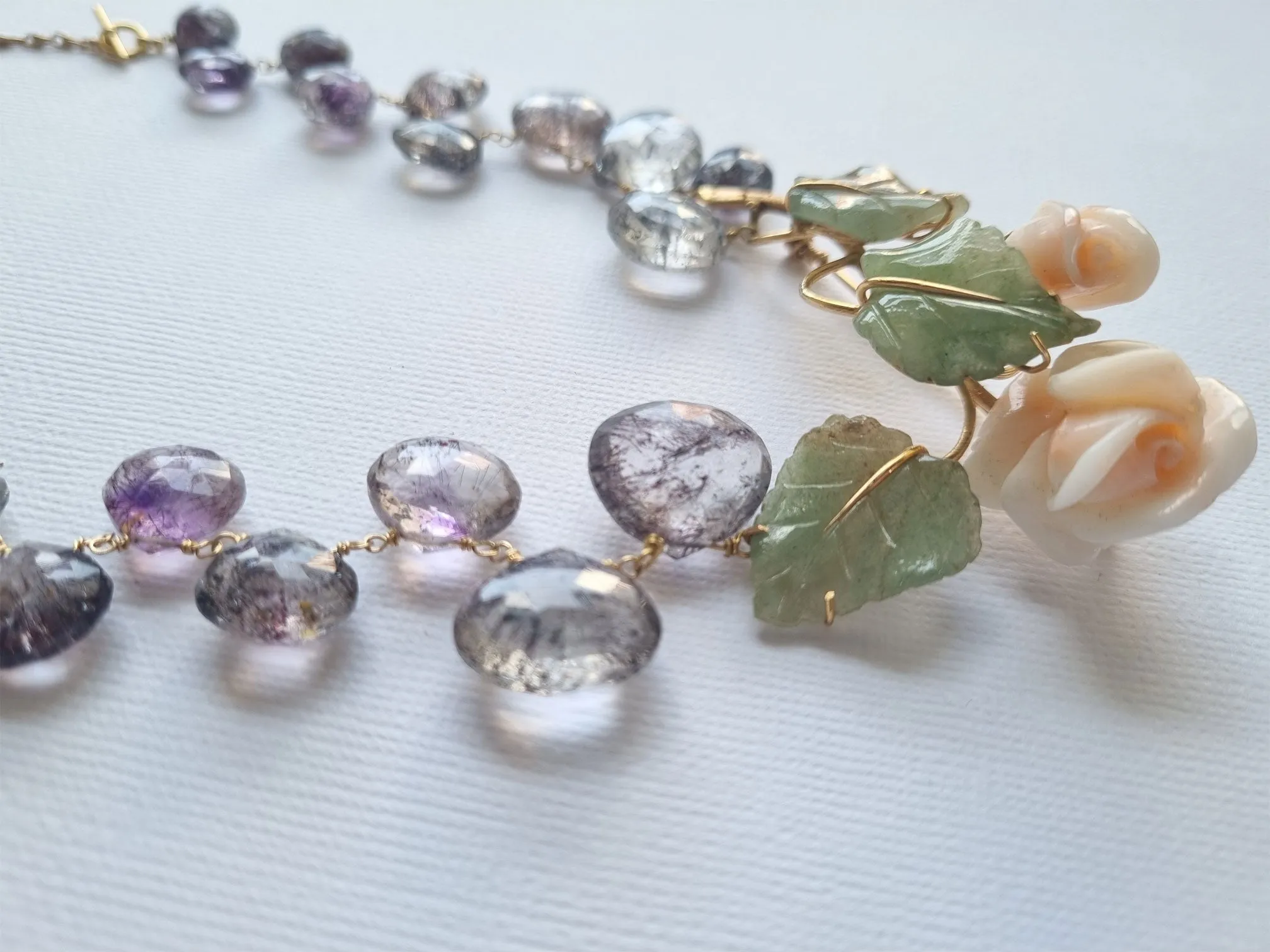 luminous 18K and 14K necklace | FINE necklace