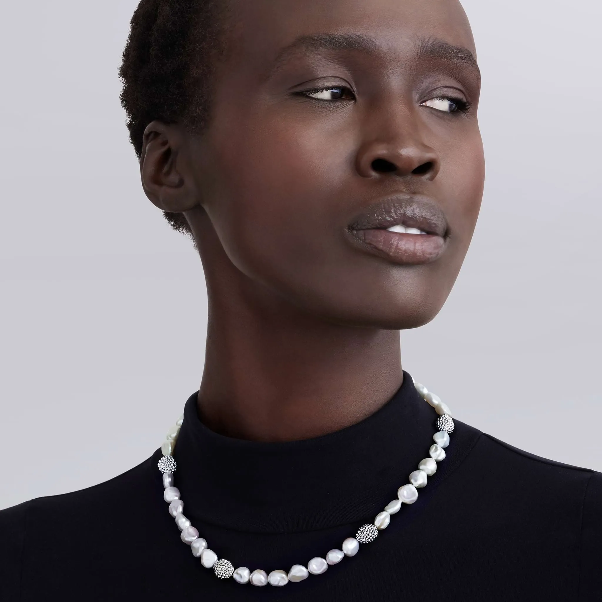 Luna Keshi Pearl Necklace | 18 inch