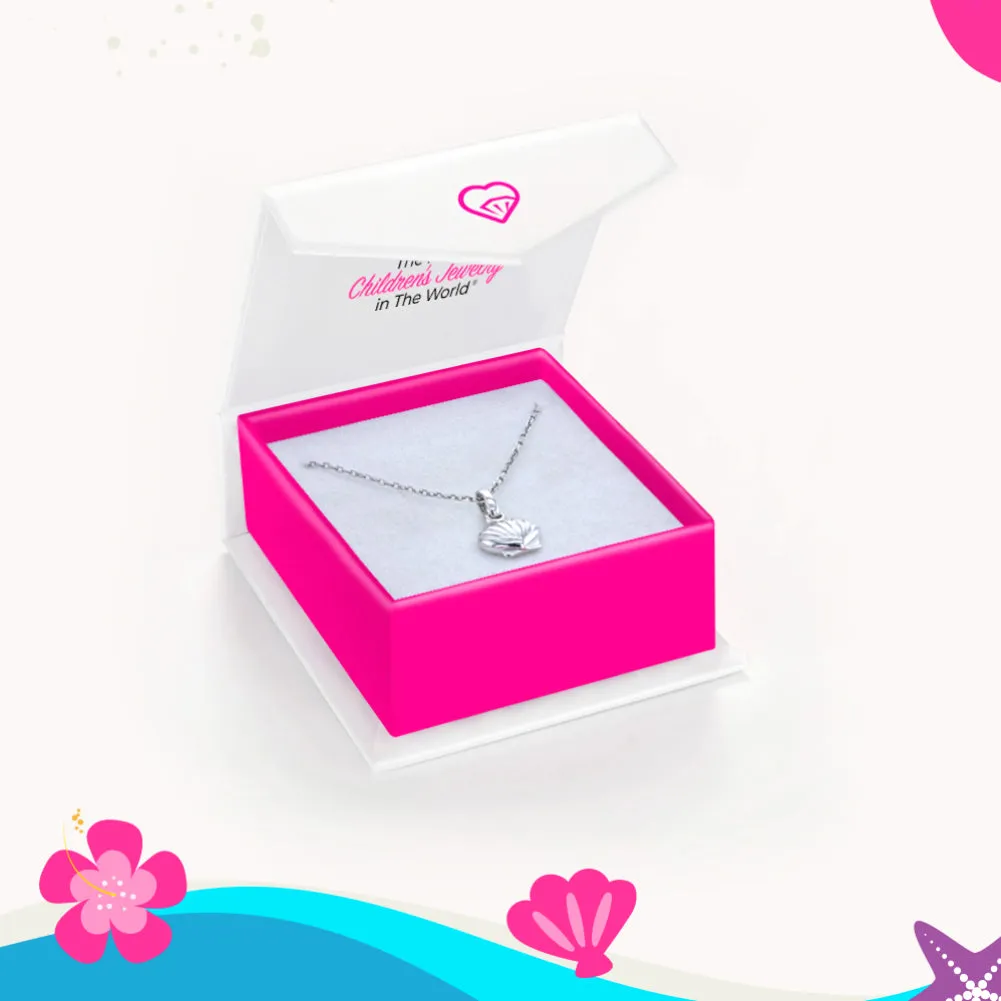 Lustrous Seashell Kids / Children's / Girls Pendant/Necklace - Sterling Silver