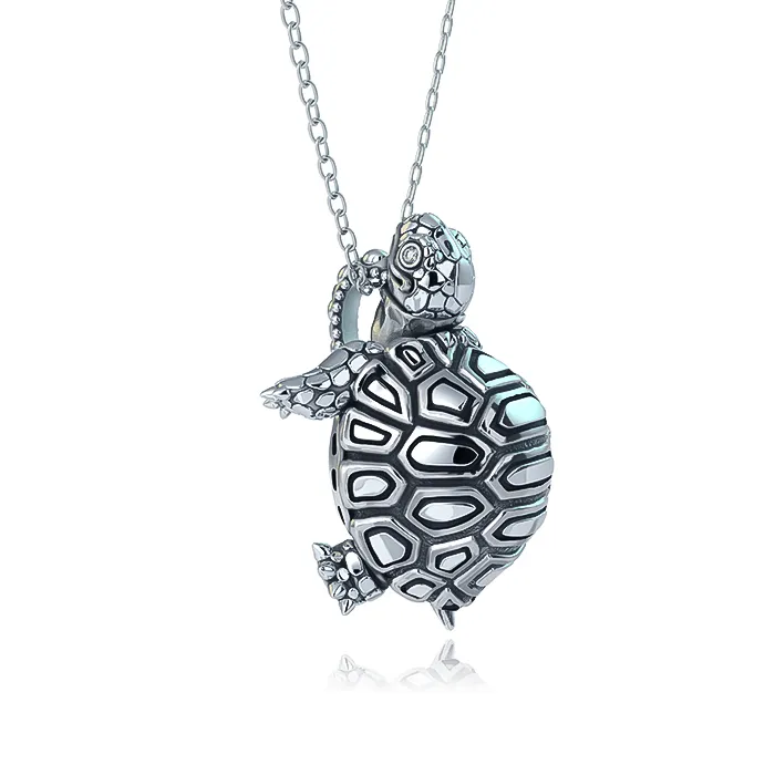 Madagascar Tortoise Diamond Necklace