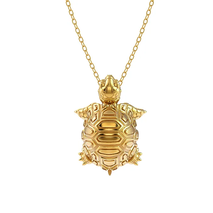 Madagascar Tortoise Diamond Necklace