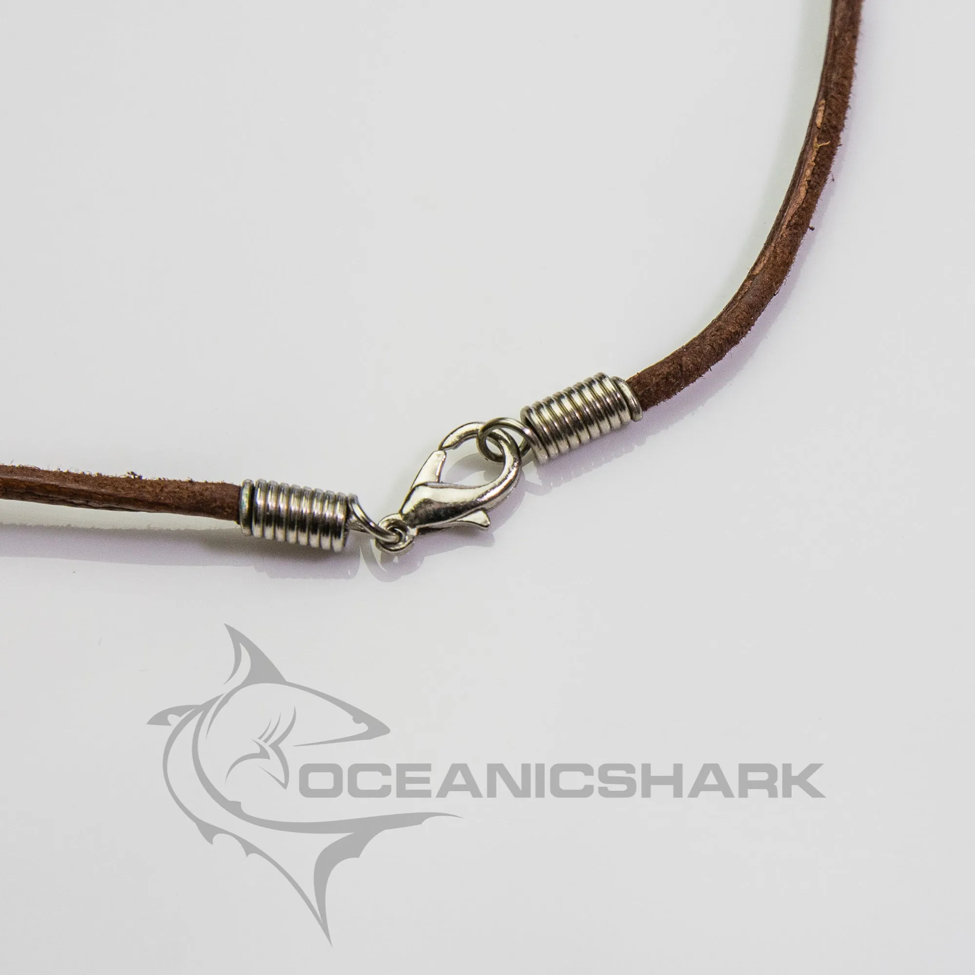 Mako shark tooth suede leather mens gift c192