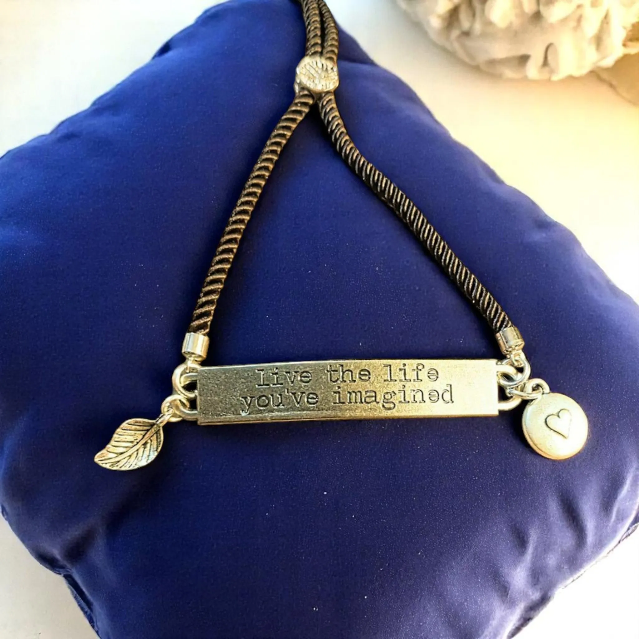 Manatee with Calf Tag necklace, 30 inch