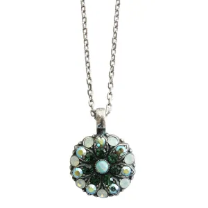 Mariana "Fern" Guardian Angel Silver Plated Pendant Crystal Necklace, 5212 2143