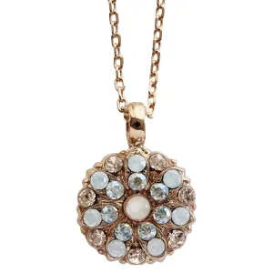 Mariana "Kalahari" Guardian Angel Rose Gold Plated Pendant Crystal Necklace, 5212 1078rg