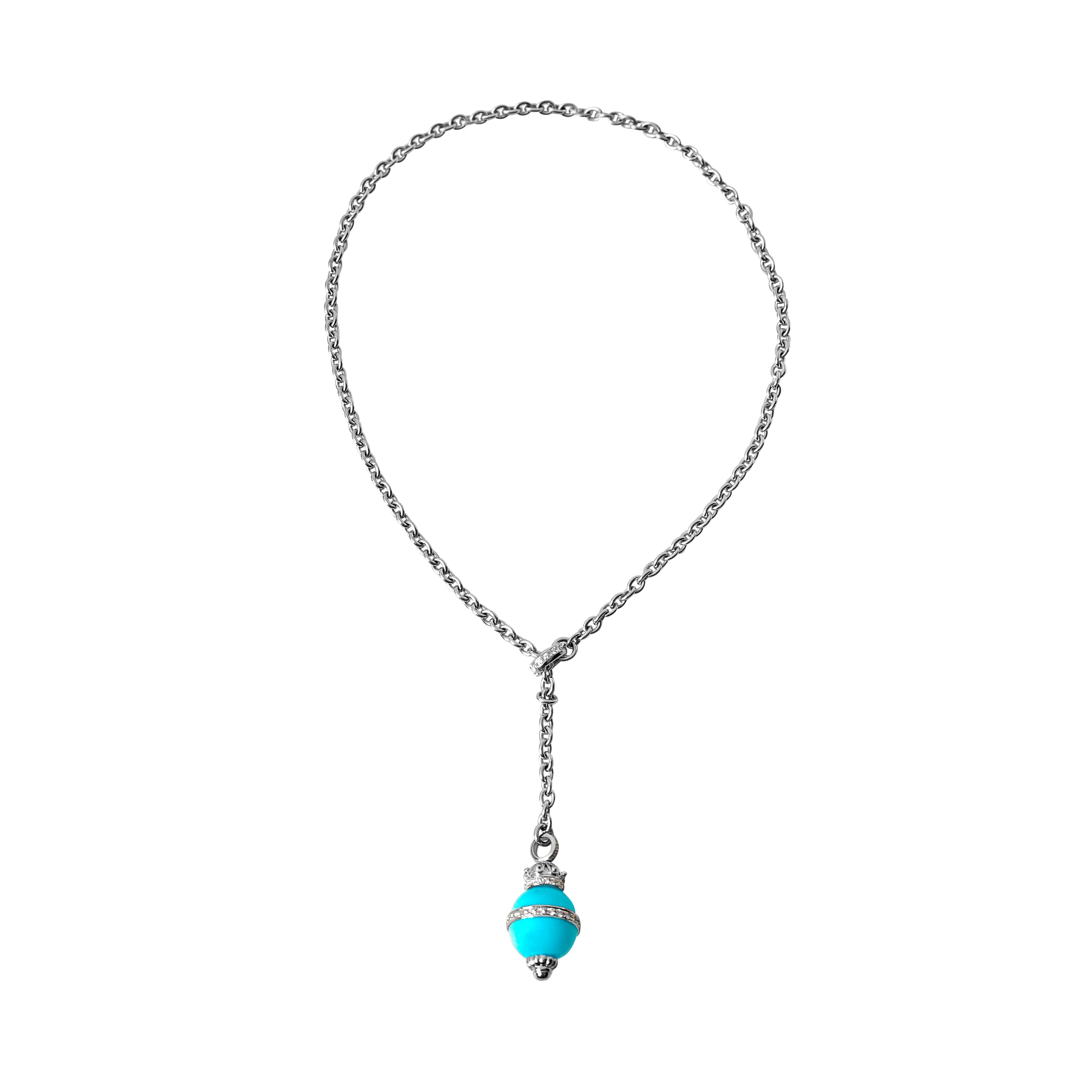 Matthia's & Claire Etrusca Collection Turquoise Pendant