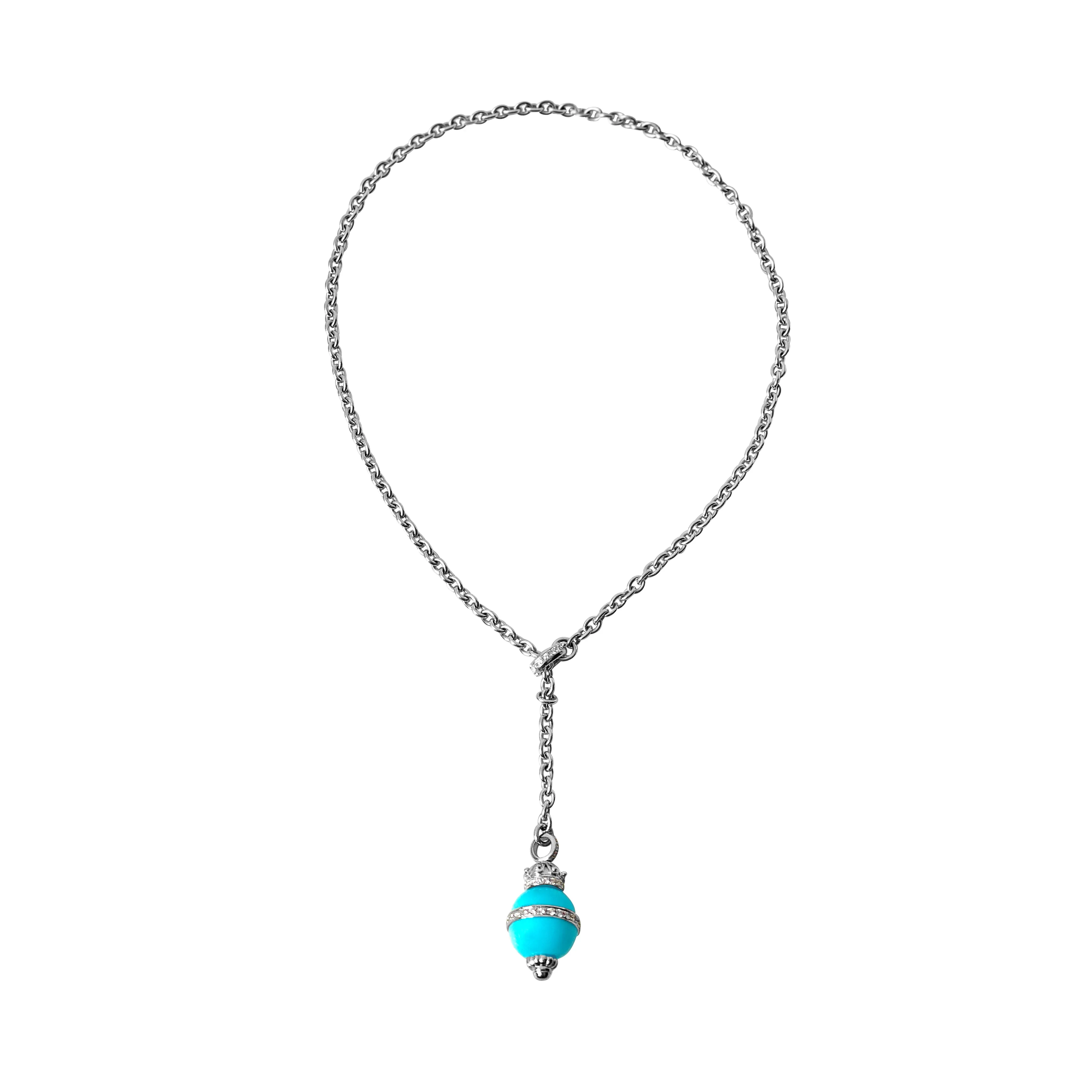 Matthia's & Claire Etrusca Collection Turquoise Pendant