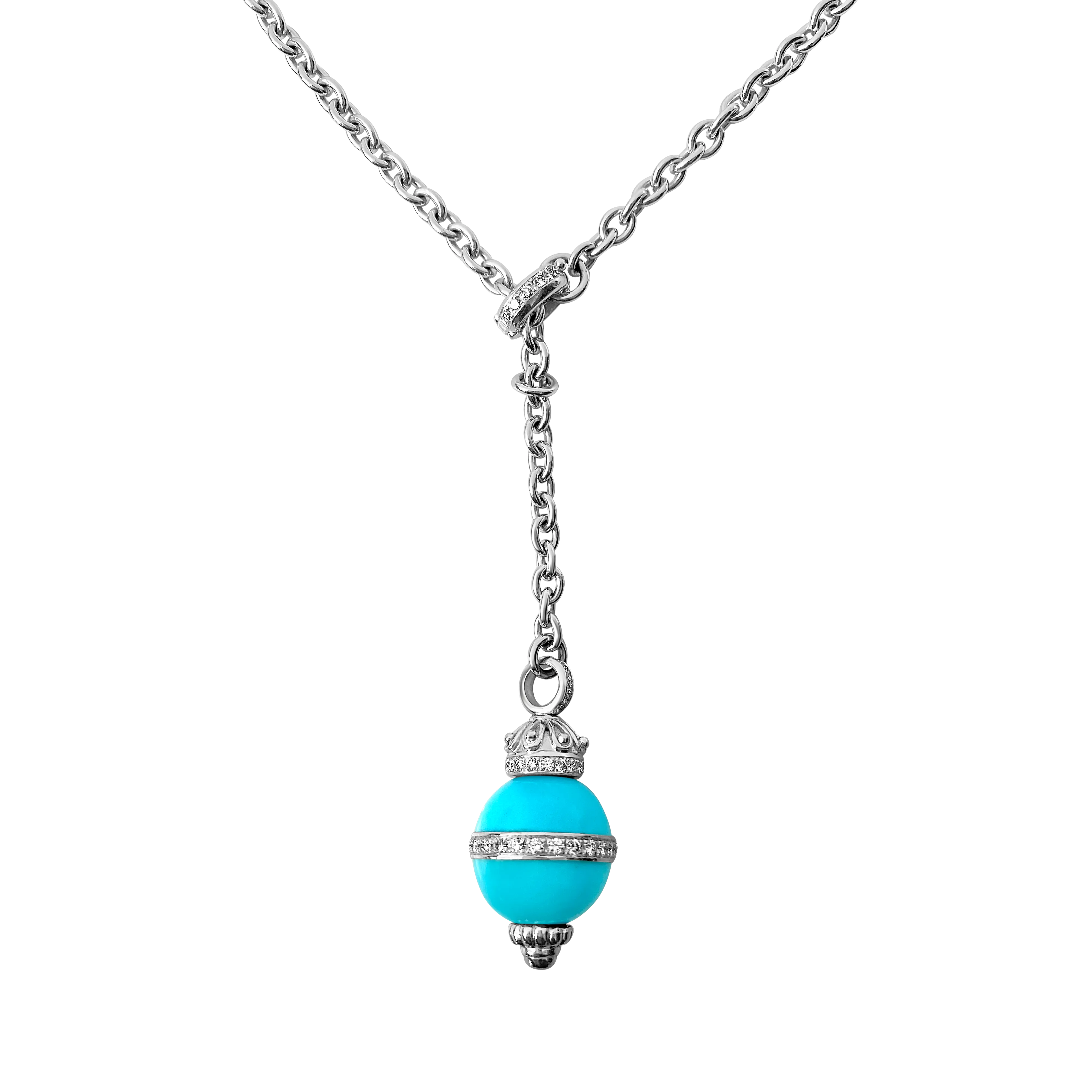 Matthia's & Claire Etrusca Collection Turquoise Pendant