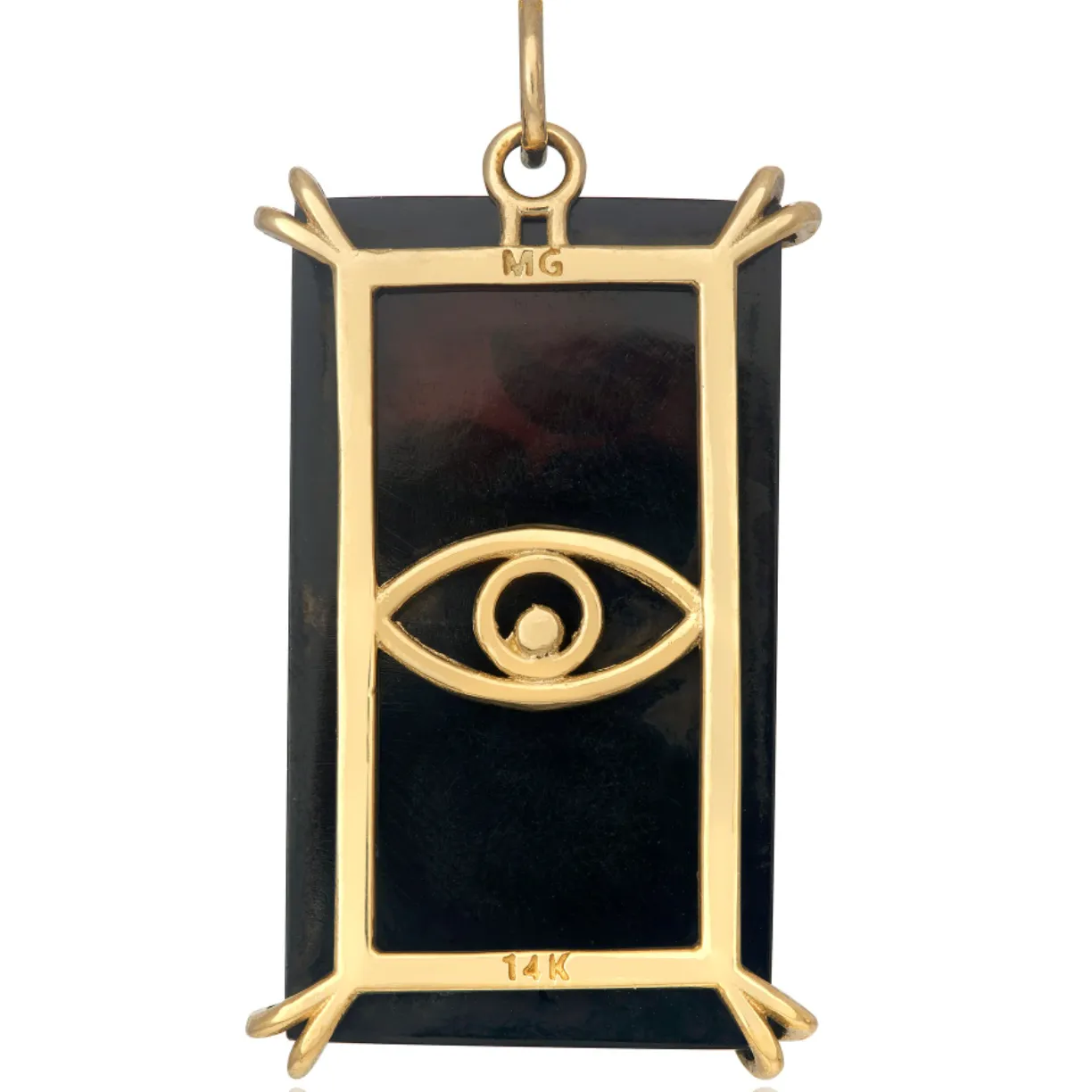 Maura Green Hand Carved Lovers Tarot Sacred Symbol Tablet Charm