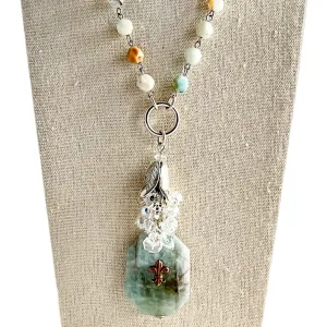 Meet Me in Paris Long Beaded Bauble Necklace
