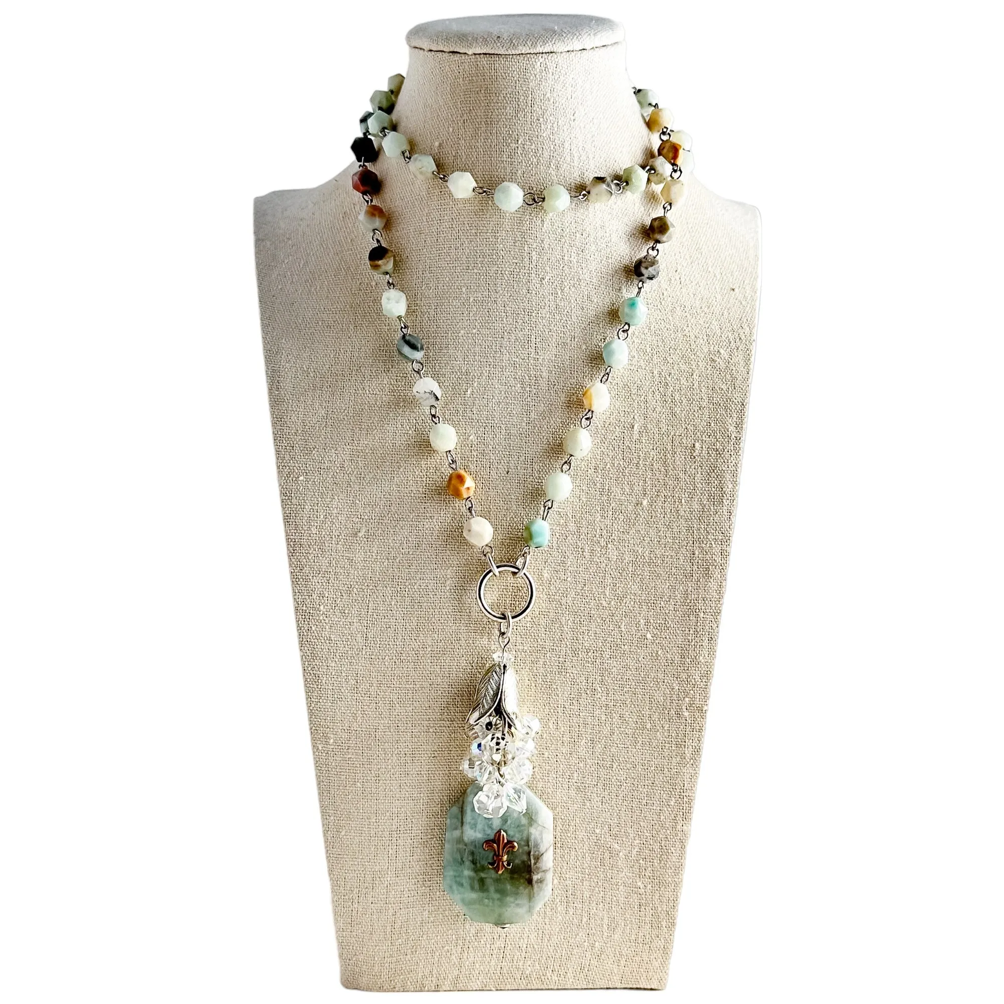 Meet Me in Paris Long Beaded Bauble Necklace