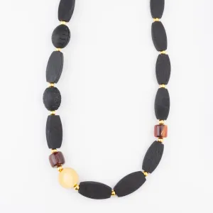 Melina Wood Bead Necklace