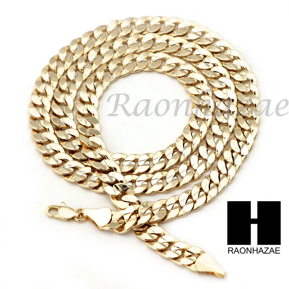 MEN FREEMASON ROPE CHAIN DIAMOND CUT 30" CUBAN LINK CHAIN NECKLACE S015