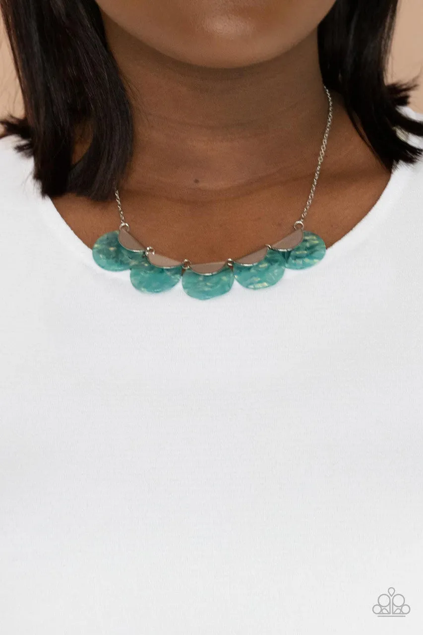 Mermaid Oasis Blue Paparazzi Necklace