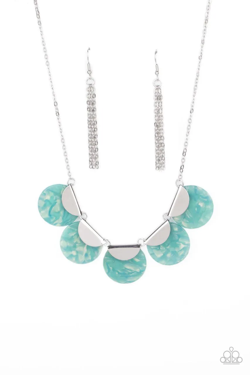 Mermaid Oasis Blue Paparazzi Necklace