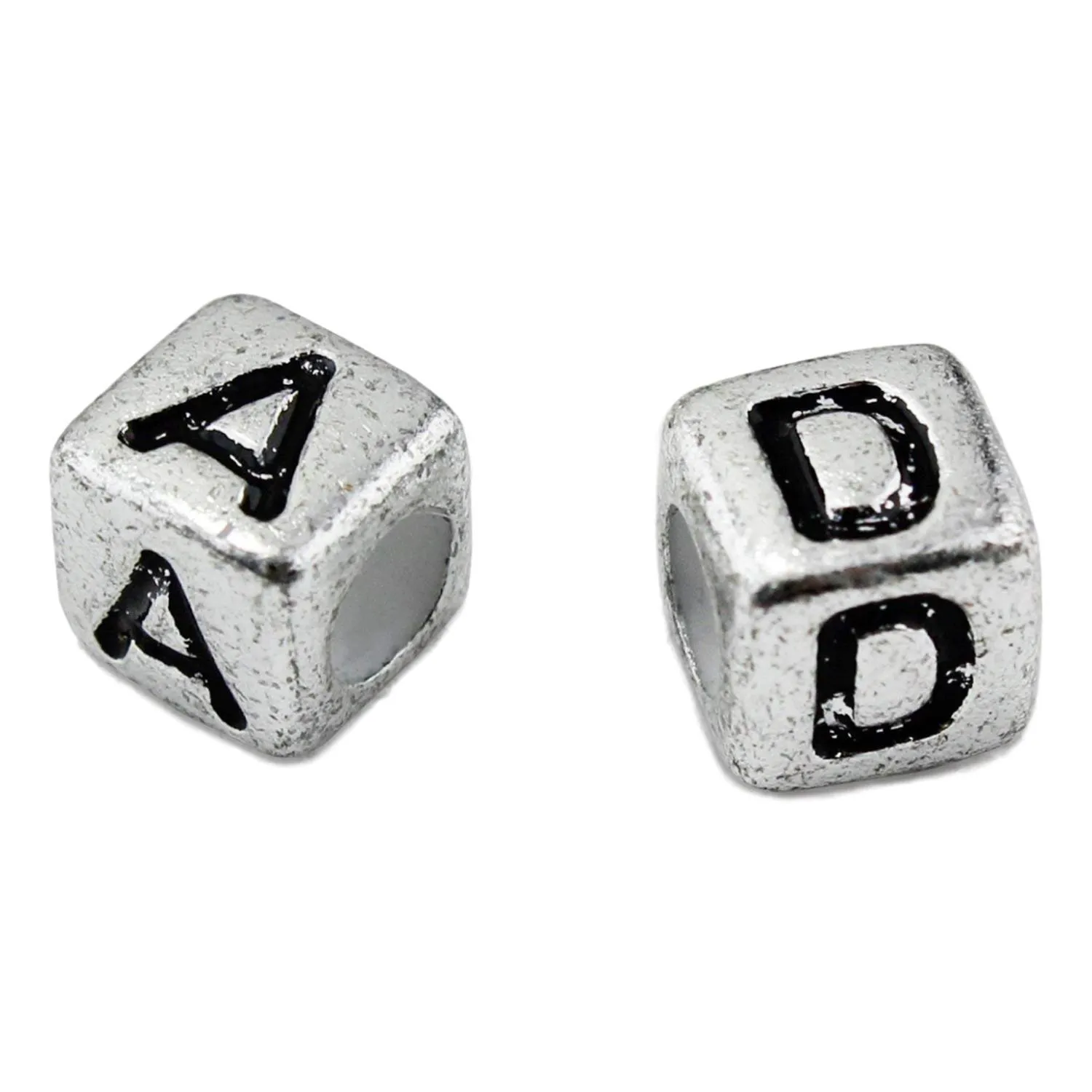 Metallic Alphabet Beads (1,000 Pack)