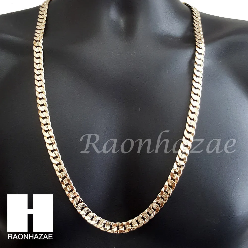 MIC & HEADPHONE CHARM ROPE CHAIN DIAMOND CUT CUBAN CHAIN NECKLACE G71