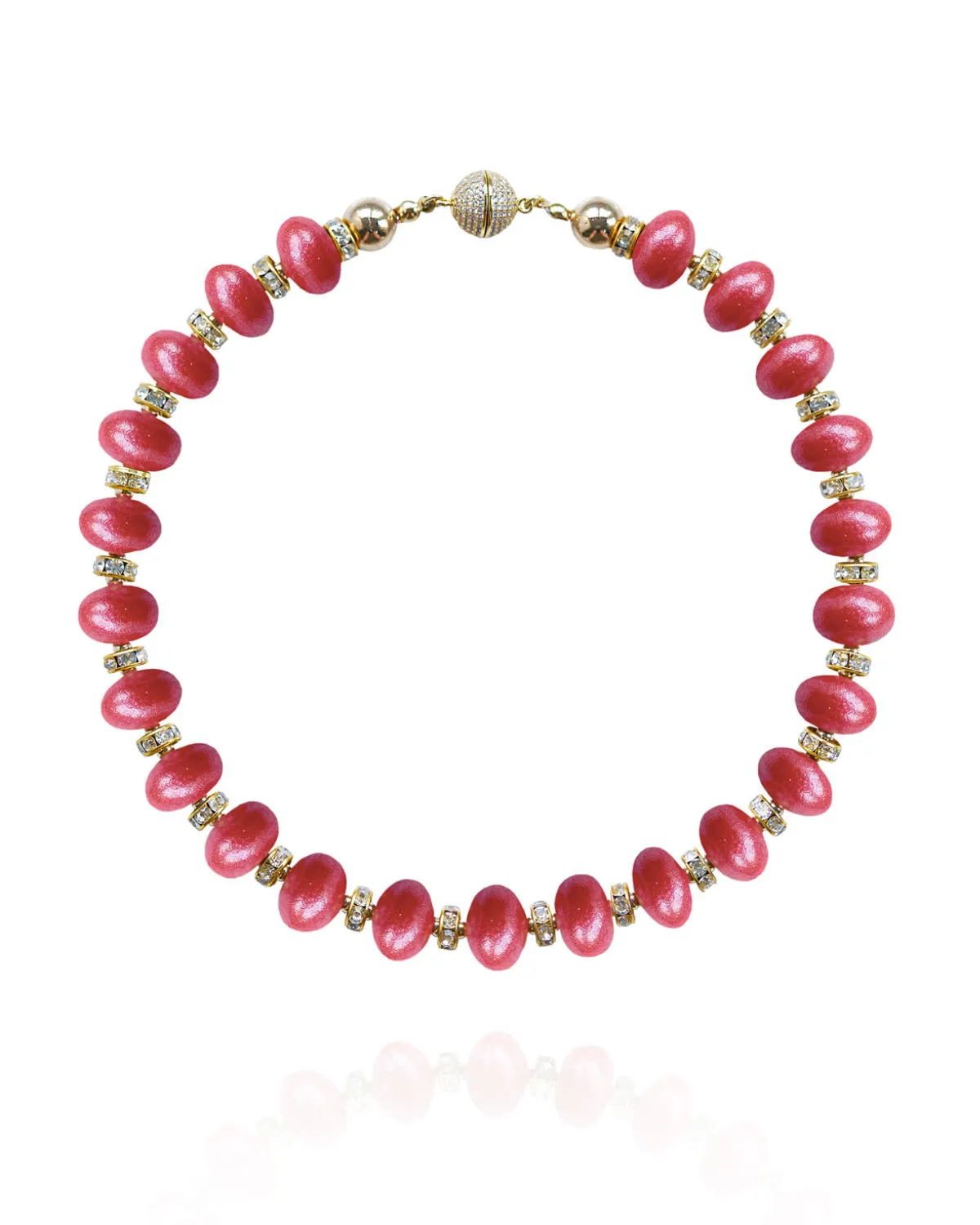 Mika Necklace in Coral Sunset