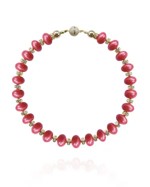 Mika Necklace in Coral Sunset